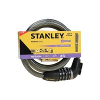 Stanley Slot Fietskabel met combinatieslot Medium beveiliging S755204