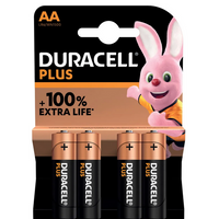Duracell batterij PLUS AA 1,5V. 4st.