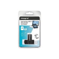Integral Cardreader SD en microSD kaartlezer Dual interface USB 3.1 INCRUSB3.0ACSDMSD