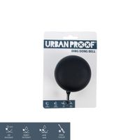 UrbanProof Dingdong bel 6,5cm zwart-grijs