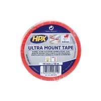 HPX Tape Ultra Mount Transparant Bevestigingstape, 19mm x 10 meter UM1910