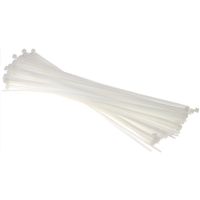 Elektra Bundelbandjes 370x5,0 mm wit Tie-wrap voor droger 6667