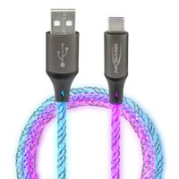 USB A/C kabel 1mtr met led verlichting