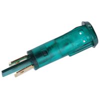 Elektra Lampje controle rond groen F=11 klemmodel, 230V inbouw 10,5mm 453622