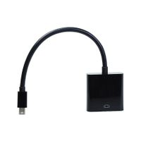 Easyfiks Displayport Kabel Mini DisplayPort Male naar VGA Female Adapterkabel 0.2 Meter, zwart