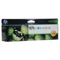 HP Hewlett-Packard Inktcartridge No. 971XL Cyan Officejet Pro X451, X476, X551 1917963