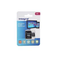 Integral Memory card Smartphone & Tablet, Class 10 (incl.SD adapter) Micro SDXC card 128GB