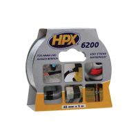 HPX Tape Pantsertape Zwart Duct Tape, 48mm x 5 meter CS5005