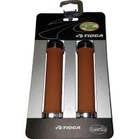 Handvatten Tioga Lock-On Slim 135mm lichtbruin (caramel)