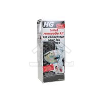 HG Reiniger Toilet renovatie kit Reiniger, schrobber, schrobpad en handschoenen 318006103