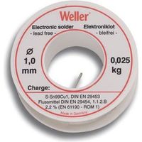 Weller soldeer loodvrij EL99 1mm 100gr