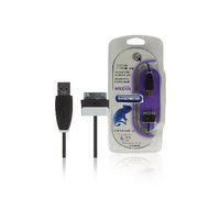 Bandridge Data en Oplaadkabel Samsung 30-Pins Male - USB A Male 1.00 m Zwart BBM39200B10