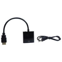 Easyfiks HDMI - VGA Adapter HDMI A Male - VGA adapter 0.2 Meter Verloopkabel
