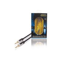 Profigold Stereo Audiokabel 3.5 mm Male - 3.5 mm Male 1.00 m Antraciet PROA3301