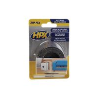 HPX Klittenband Zelfklevende Klittenband Haak + Lus Zwart Zip Fix, 20mm, lengte 1 meter ZF2001
