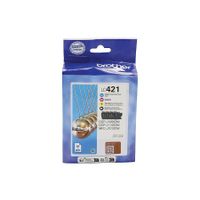 Brother Inktcartridge LC421 Multipack DCP-J1050DW, DCP-J1140DW, MFC-J1010DW BROI421VAL