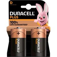 Duracell batterij PLUS D 1,5V. 2st.
