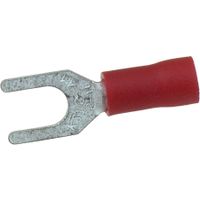 Electra Kabelschoen rood -vork- B=7,2 4mm A1540GS