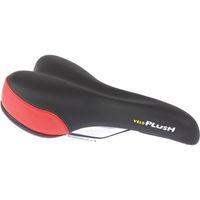Velo zadel Plush Sport VL-3011 zwart/rood
