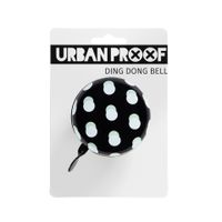 UrbanProof Dingdong bel 6,5cm Stip zwart