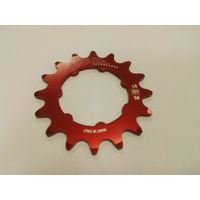 Miche kettingblad-opsteek 20T 1/8 Pista Rood z/borgring