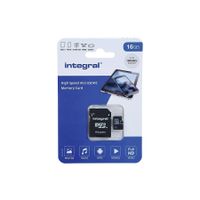 Integral Memory card High Speed, Class 10 (incl.SD adapter) INMSDH16G-100V10