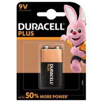 Duracell batterij PLUS E 9V. 1st.