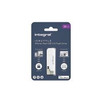 Integral Memory stick iShuttle, Lightning Flash Drive USB 3.0, 32GB INFD32GBISHUTTLE
