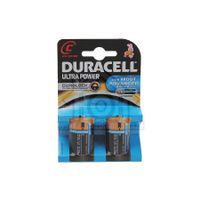 Duracell Batterij Ultra Power 1,5V Duralock met Tester C baby Alkaline MX1400