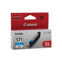 Canon Inktcartridge CLI 571XL Cyan Pixma MG5750, Pixma MG5751, Pixma MG6850 CANBC571CH