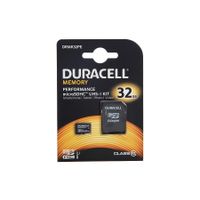 Duracell Memory card Class 10 80MB/s Micro SDHC card 32GB + SD Adapter DRMK32PE