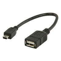 Mini USB OTG kabel 0,20 m