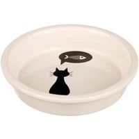 Trixie Keramische katten voer/waterbak - 4 stuks