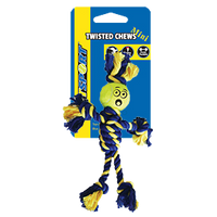 Mini Rasta Man Rope met 3.8 cm Tennis Ball