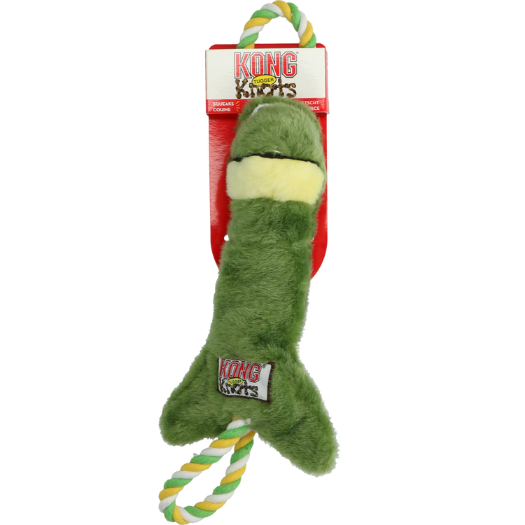 Foto van KONG Knots Tugger Kikker Small/Medium
