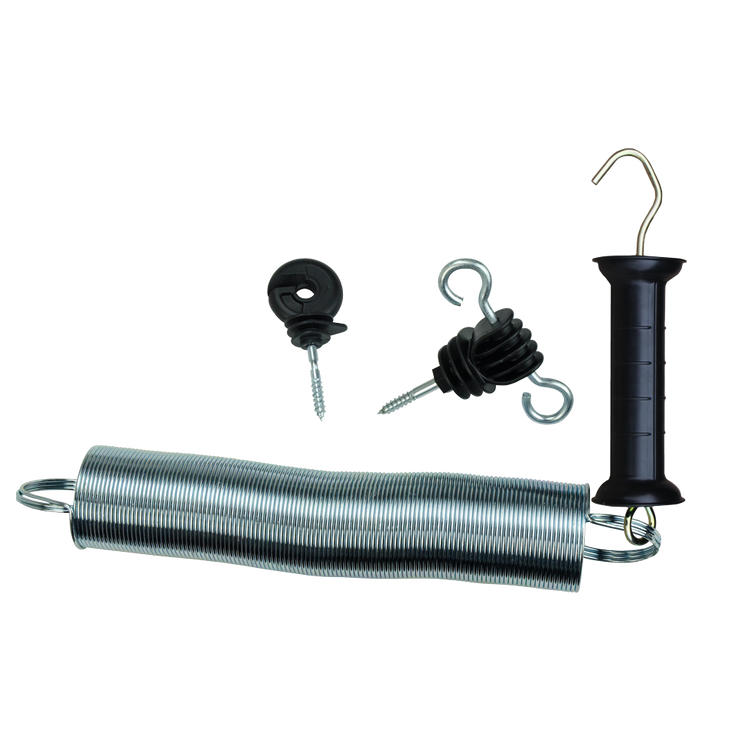 Foto van Poortgreep met haken incl. veer 5 cm