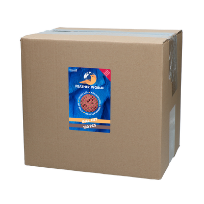 Foto van Feather World insecten mezenbol incl. net (rood)