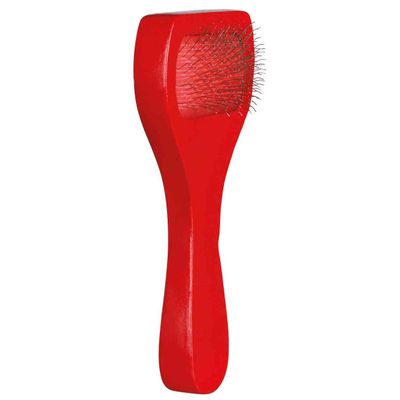 Foto van Trixie Slickerborstel hout/metalen pinnen - 3 stuks