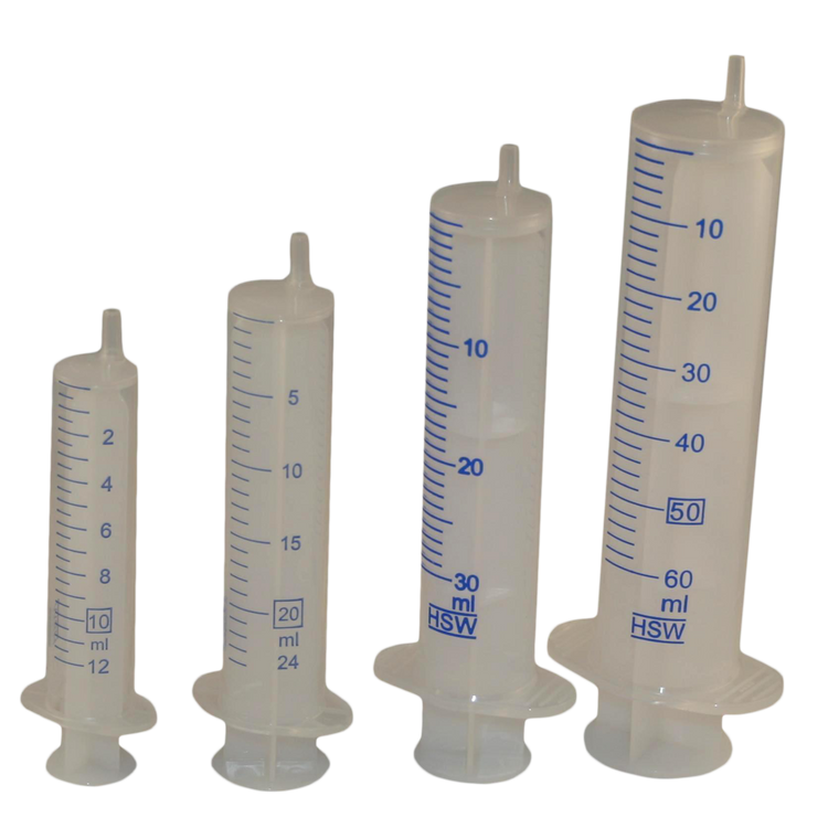 Foto van Wegwerpspuit 2-delig Luer Slip 50ml