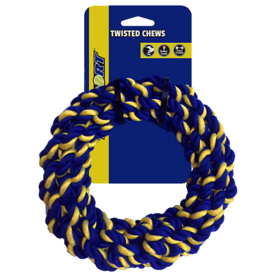 Foto van Braided Cotton Rope Ring Medium 17.5cm