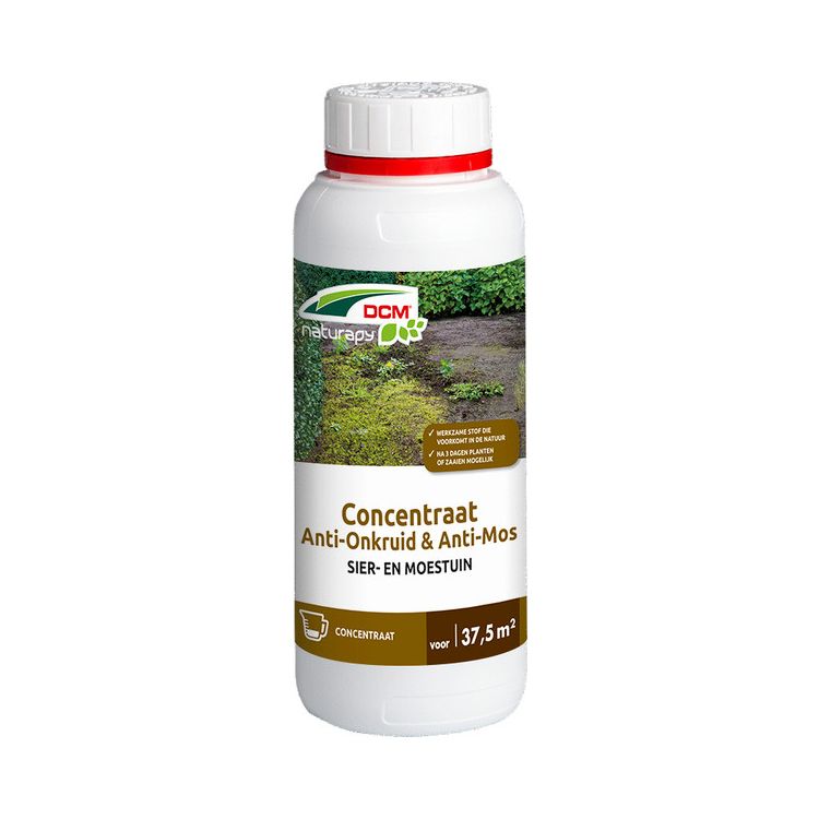 DCM Naturapy Anti-onkruid Anti-mos totaal conc Foto van DCM Naturapy Anti-onkruid Anti-mos totaal conc