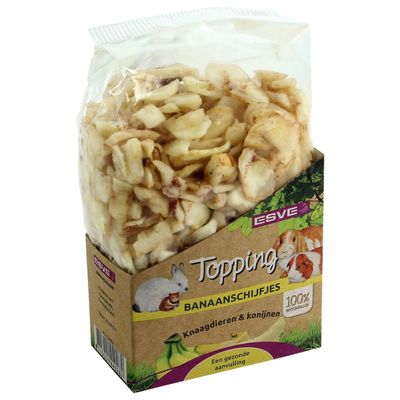 Foto van Esve Topping Banaanschijfjes konijn en knaagdier