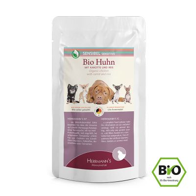 Foto van BIO SENSITIVE Chicken with Carrot 150 gr.
