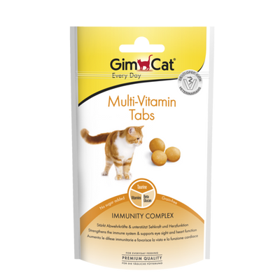 GimCat Multi-Vitamin Tabs 40 g Foto van GimCat Multi-Vitamin Tabs 40 g