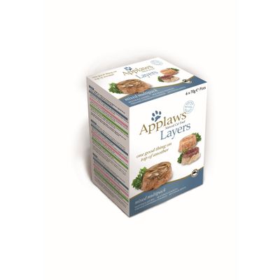 Foto van Applaws Kattenvoer Potjes Multipack diverse smaken 6 x 70 gr.