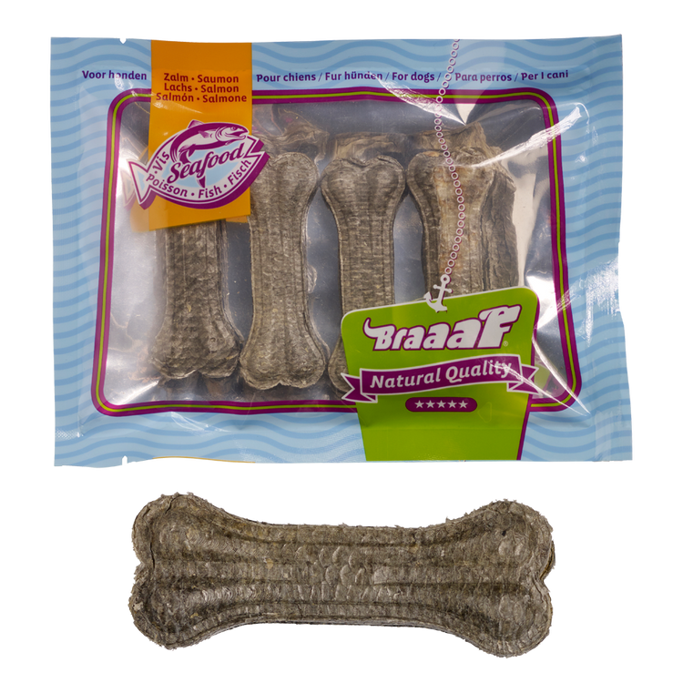Foto van Braaaf Salmon Fish Bones 8 cm (4 pcs)