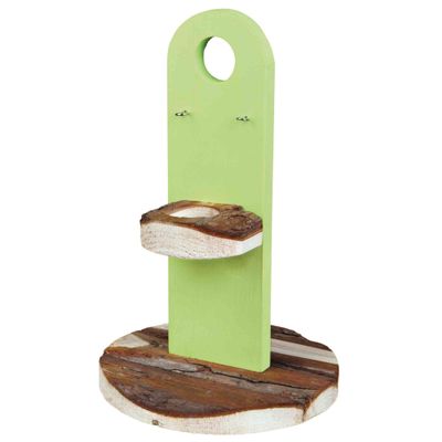 Foto van Trixie Drinkfleshouder hout/schorshout - 2 stuks