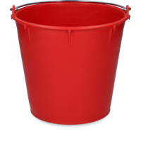 Emmer 7 l met beugel rood