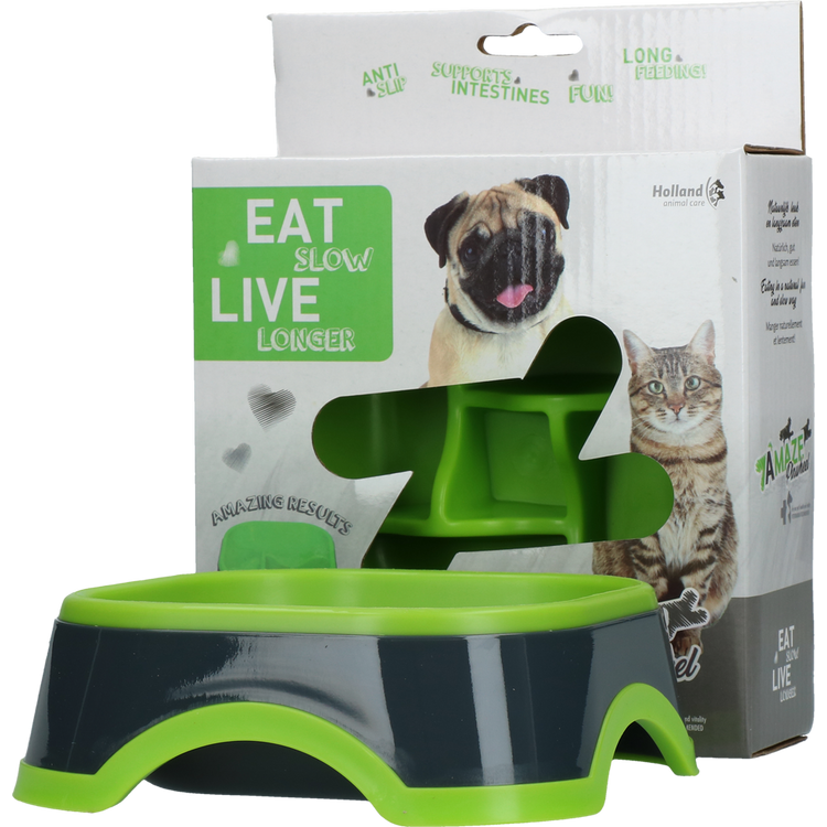 Foto van Eat Slow Live Longer Amaze Pinwheel Green S