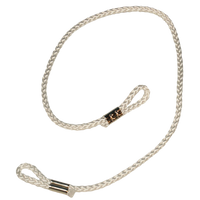 Nekkoord nylon met 2 oogjes